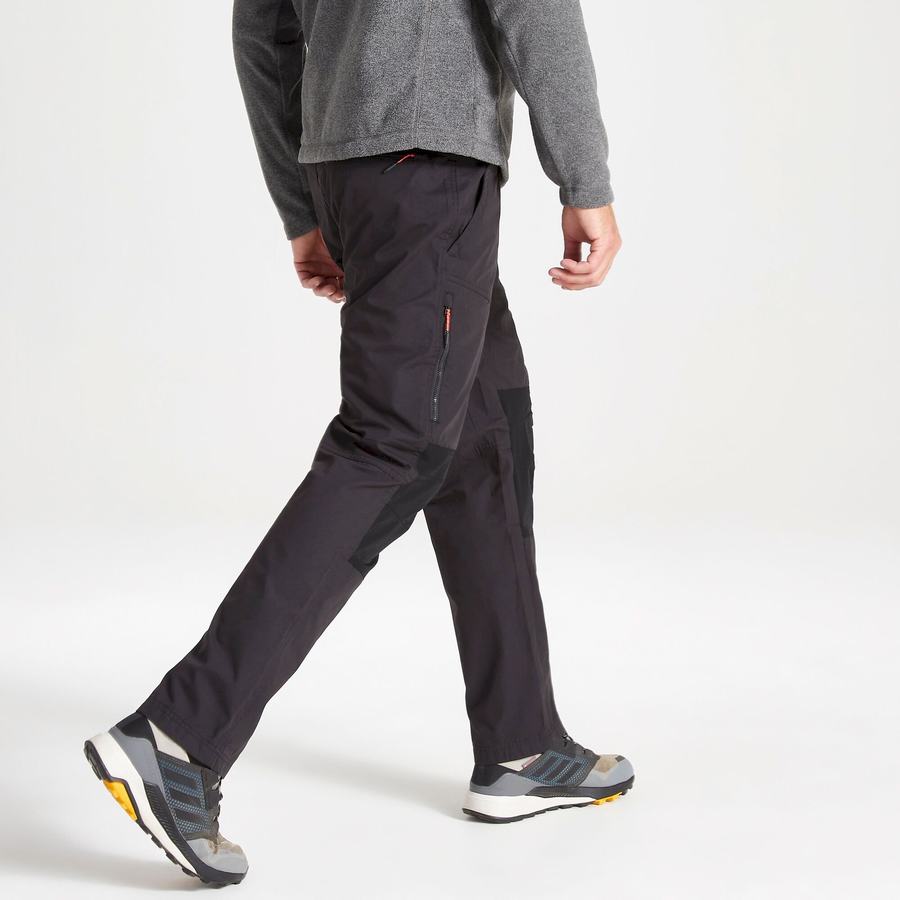 Men's Craghoppers Verve Trousers Black | CIS545UJ