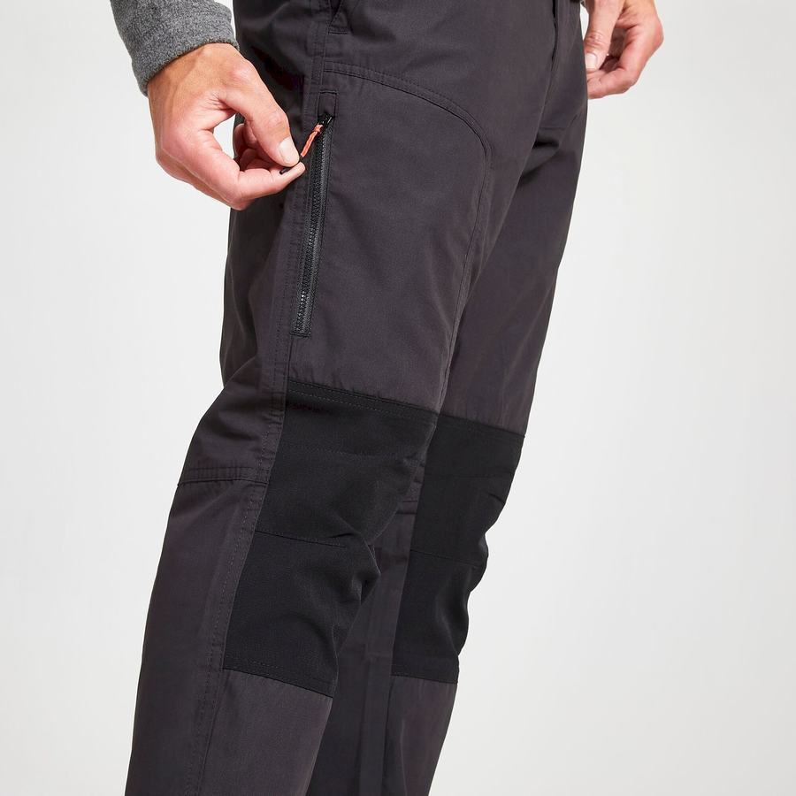 Men's Craghoppers Verve Trousers Black | CIS545UJ