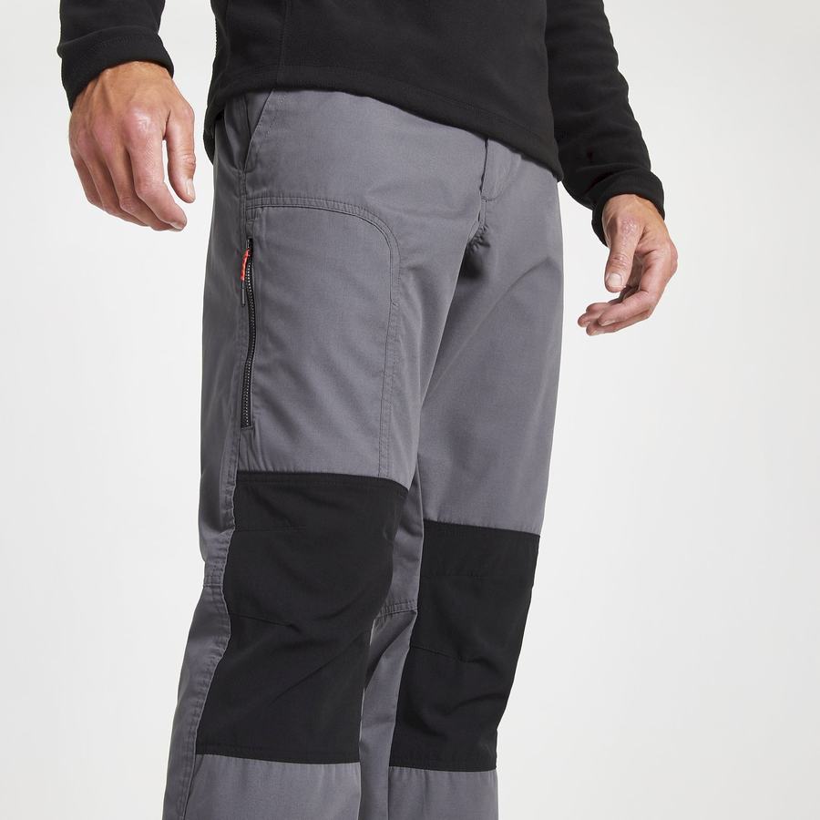 Men's Craghoppers Verve Trousers Black | ZJJ632DX