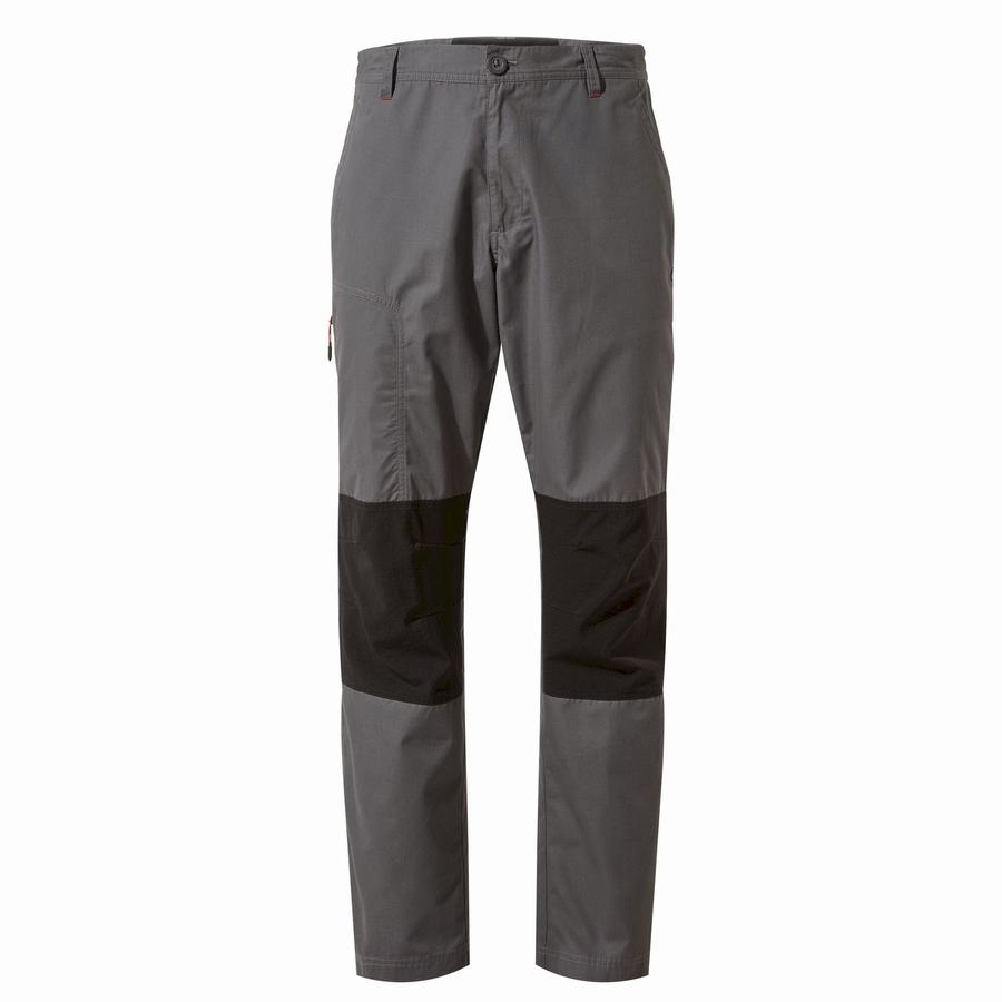 Men's Craghoppers Verve Trousers Black | ZJJ632DX