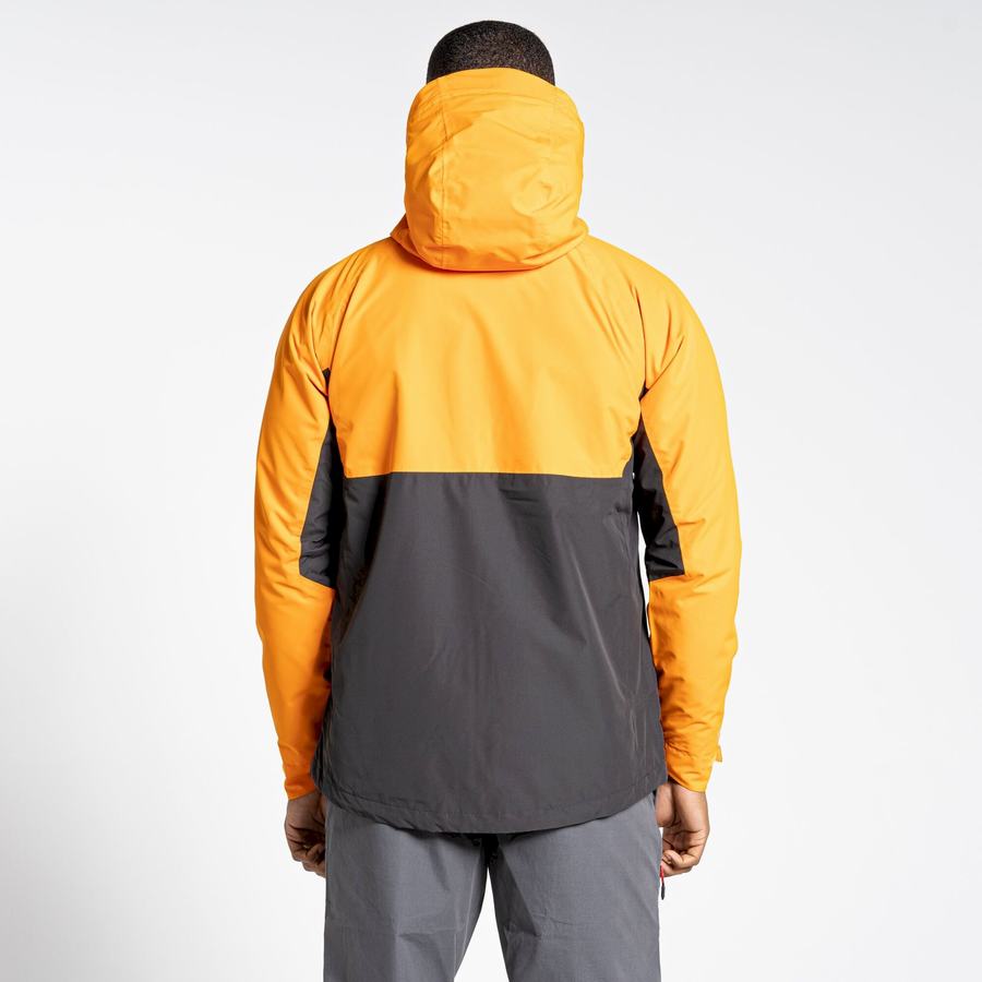 Men's Craghoppers Waterproof Atlas Jackets Orange Black | LRH735BX