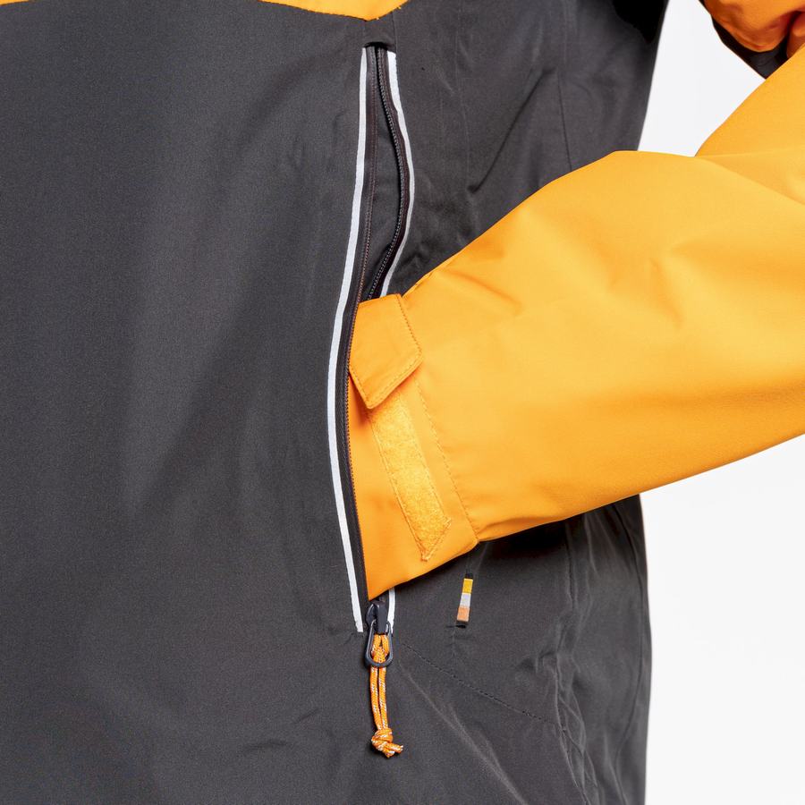 Men's Craghoppers Waterproof Atlas Jackets Orange Black | LRH735BX