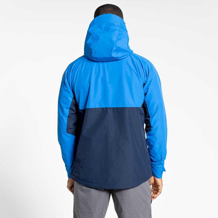 Men's Craghoppers Waterproof Atlas Jackets Blue Navy | XOZ654HT