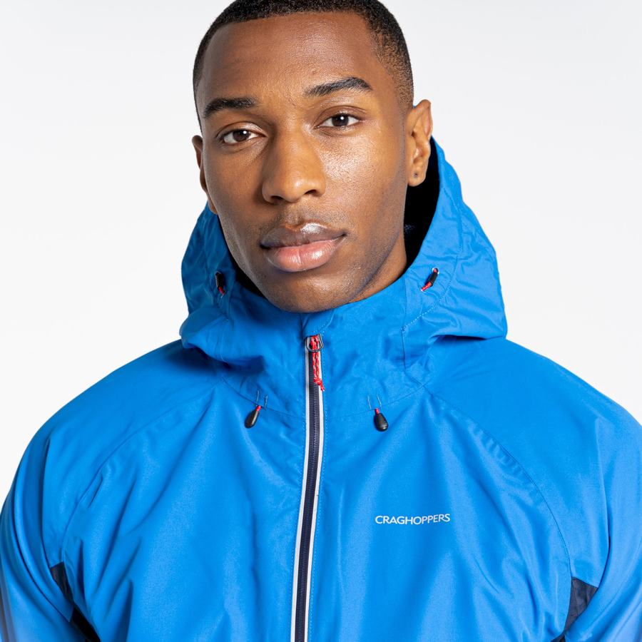 Men's Craghoppers Waterproof Atlas Jackets Blue Navy | XOZ654HT