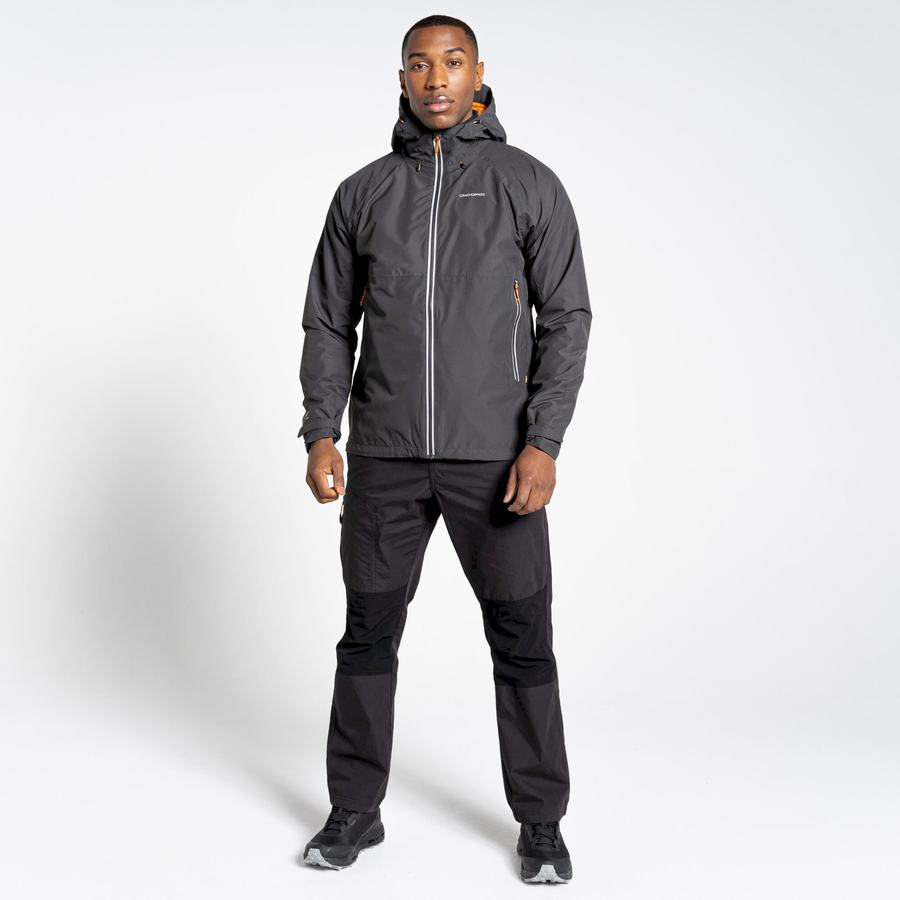 Men's Craghoppers Waterproof Atlas Jackets Black | YGP2197OU