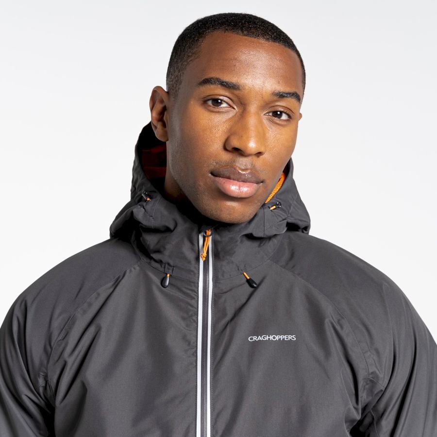 Men's Craghoppers Waterproof Atlas Jackets Black | YGP2197OU