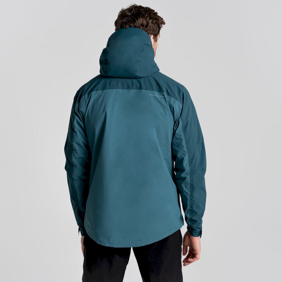 Men's Craghoppers Waterproof Gryffin Jackets Dark Green | HFR8717UJ