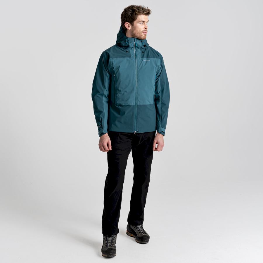 Men's Craghoppers Waterproof Gryffin Jackets Dark Green | HFR8717UJ