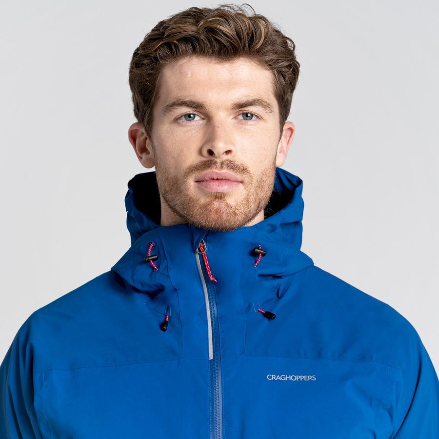 Men's Craghoppers Waterproof Gryffin Jackets Blue Dark Blue | PTC7388RR