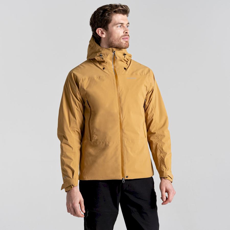 Men's Craghoppers Waterproof Gryffin Jackets Yellow | SAQ5987ZJ