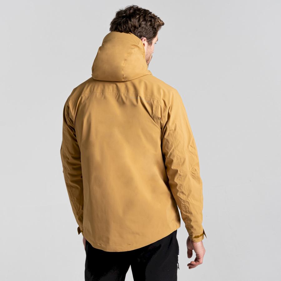 Men's Craghoppers Waterproof Gryffin Jackets Yellow | SAQ5987ZJ