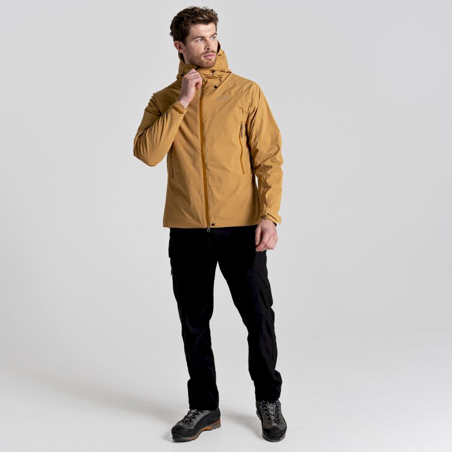 Men's Craghoppers Waterproof Gryffin Jackets Yellow | SAQ5987ZJ