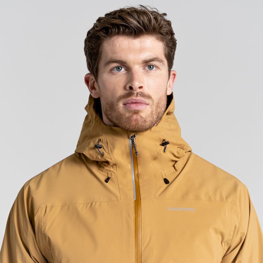 Men's Craghoppers Waterproof Gryffin Jackets Yellow | SAQ5987ZJ