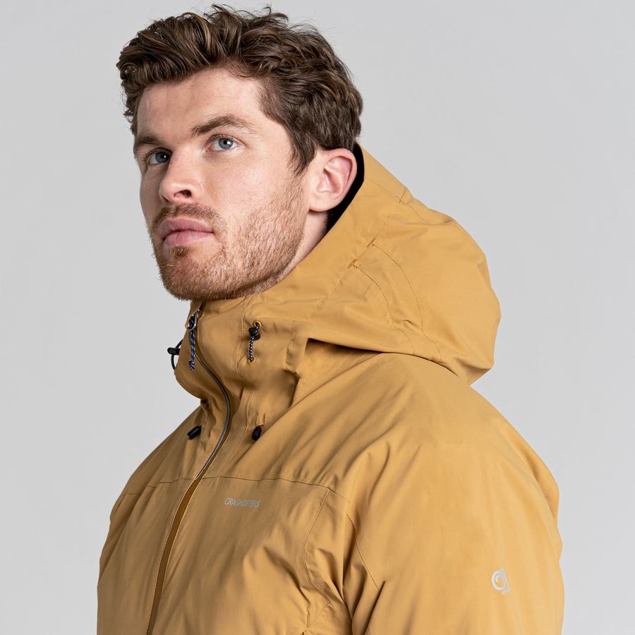 Men's Craghoppers Waterproof Gryffin Jackets Yellow | SAQ5987ZJ