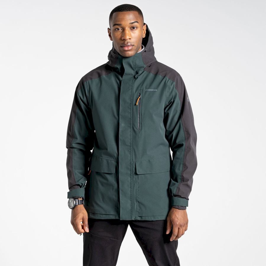 Men's Craghoppers Waterproof Lorton Jackets Green | LIZ1003NA