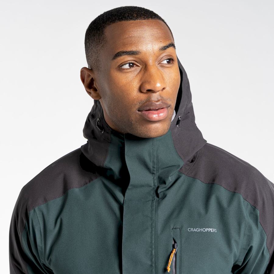 Men's Craghoppers Waterproof Lorton Jackets Green | LIZ1003NA