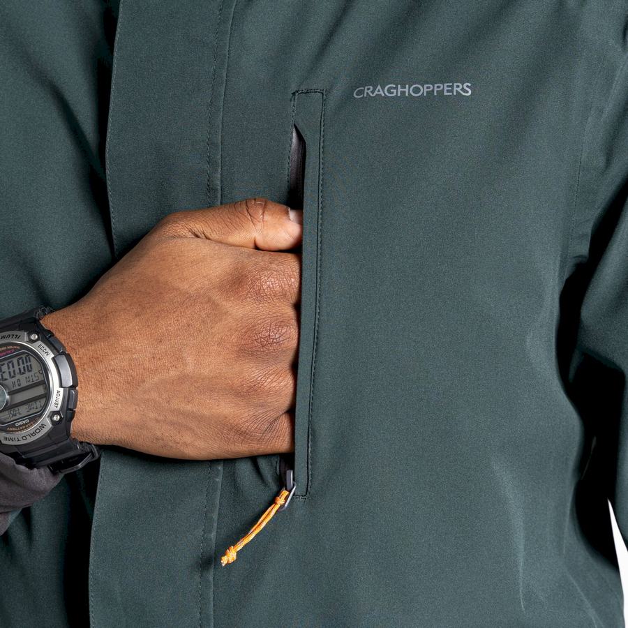 Men's Craghoppers Waterproof Lorton Jackets Green | LIZ1003NA