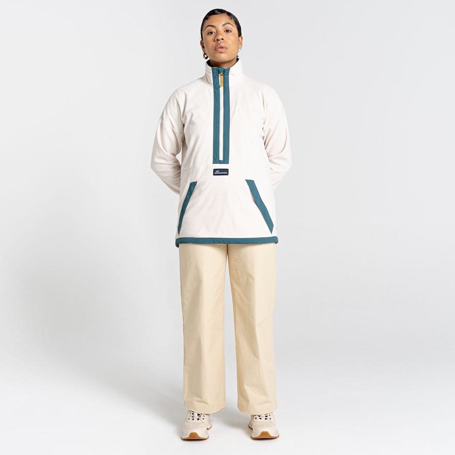 Men's Craghoppers Welwood Half Zip Sweaters White | IGW352UZ