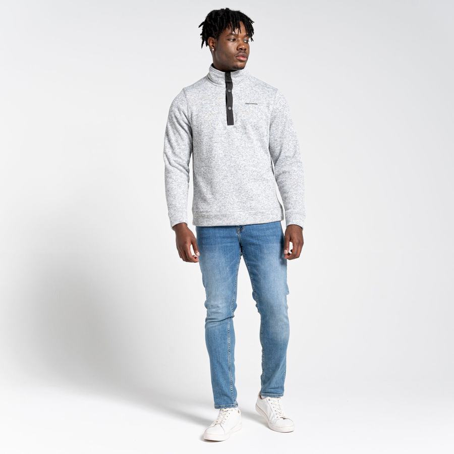 Men's Craghoppers Willis Overhead Sweaters Grey | KCW8537WT