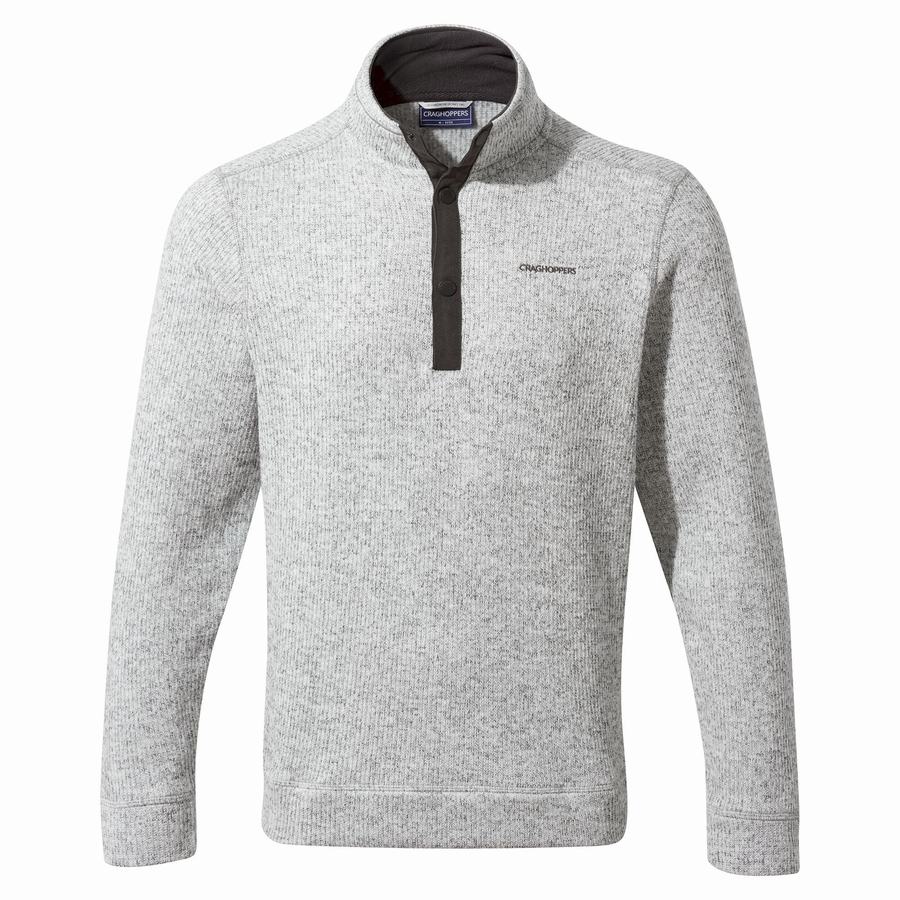 Men's Craghoppers Willis Overhead Sweaters Grey | KCW8537WT