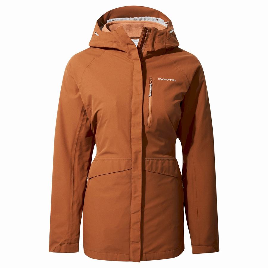 Women\'s Craghoppers 3 In 1 Jackets Brown | LMG2072OH