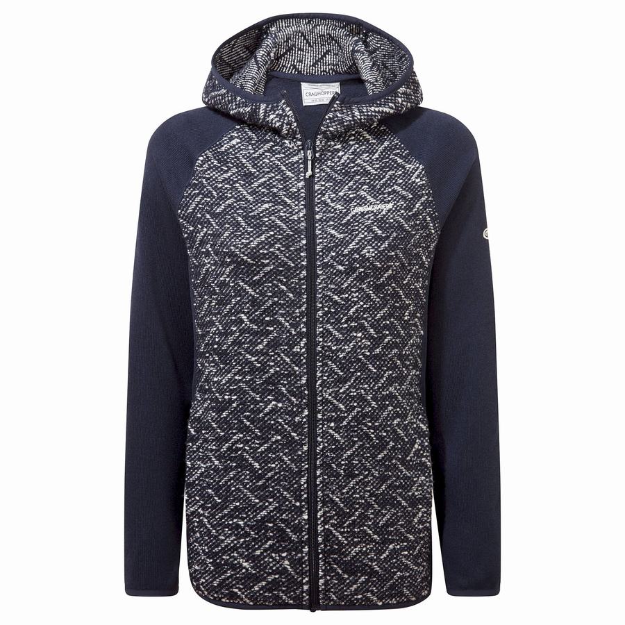 Women's Craghoppers Alliva Hooded Jackets Blue Navy | NZZ10084RG