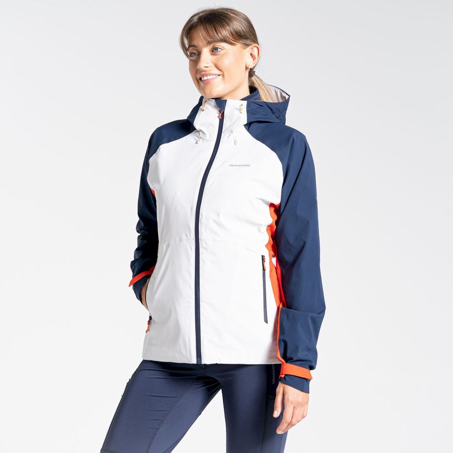 Women's Craghoppers Anza Jackets Blue Navy Grey Orange | EKJ5755ZY