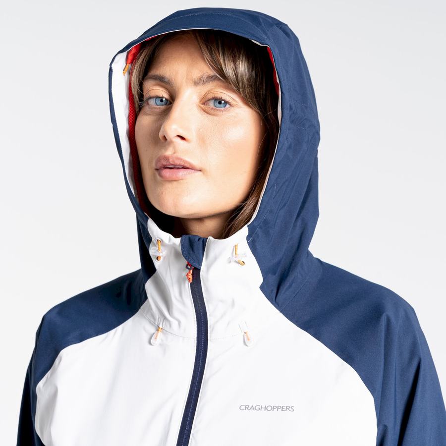 Women's Craghoppers Anza Jackets Blue Navy Grey Orange | EKJ5755ZY