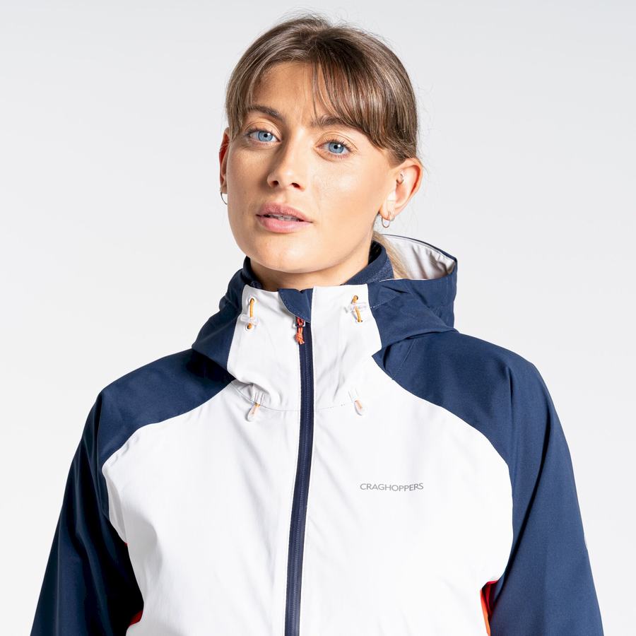 Women's Craghoppers Anza Jackets Blue Navy Grey Orange | EKJ5755ZY