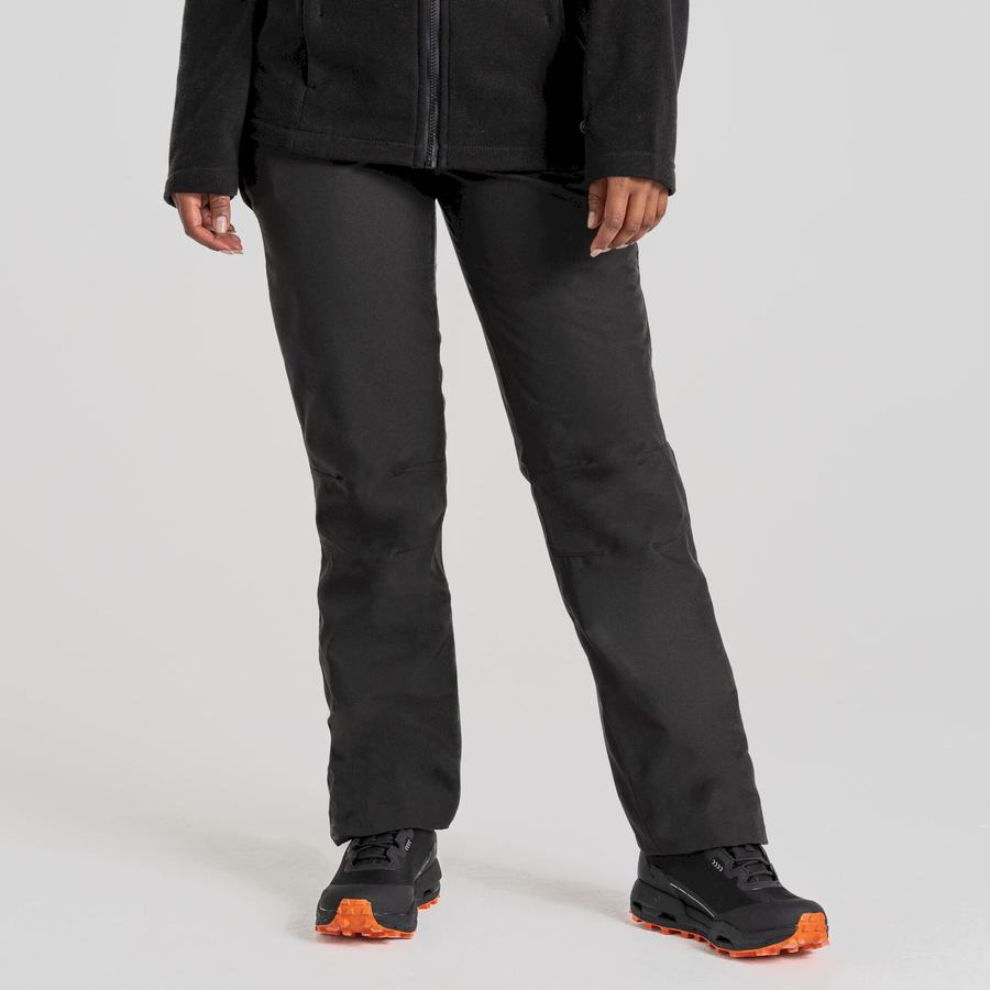 Women's Craghoppers Aysgarth II Thermo Waterproof Trousers Black | JGG2673DR