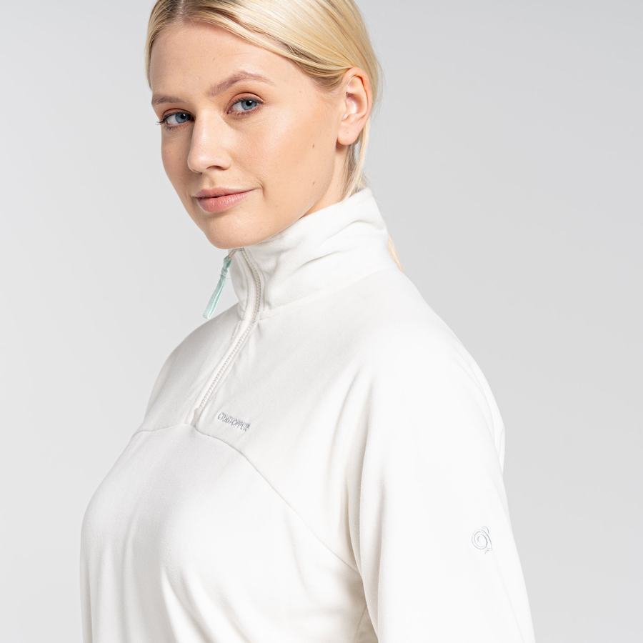 Women's Craghoppers Cabrillo Half Zip Sweaters Light Blue | YKO6318HX