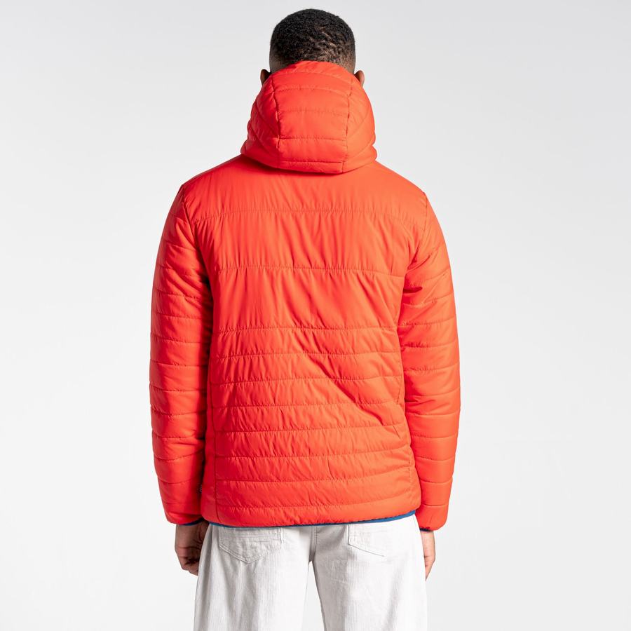 Women's Craghoppers Cameo CompressLite Hooded Jackets Orange Red | GJK8443UY