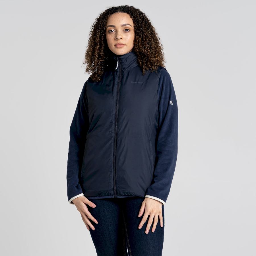 Women's Craghoppers Compresslite VI Vest Gilets Blue Navy | LAN8225PB