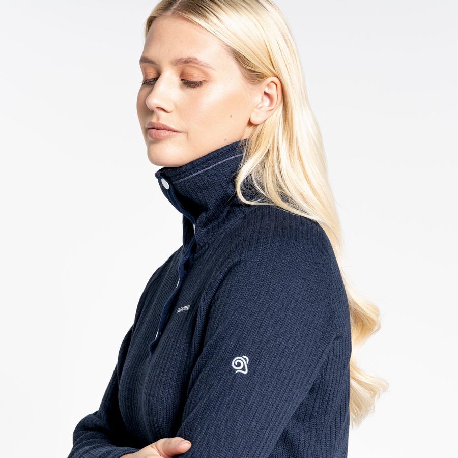 Women's Craghoppers Daphne Overhead Sweaters Blue Navy | TUJ5259KJ