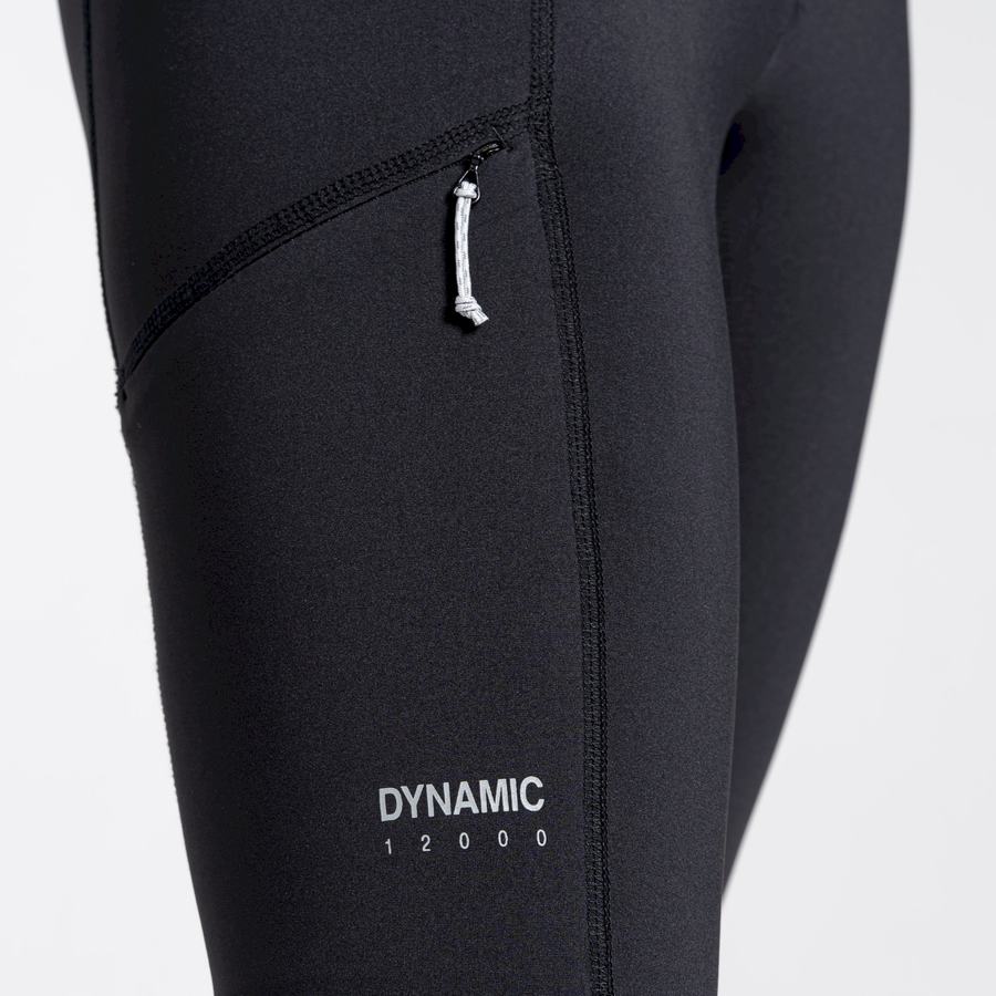 Women's Craghoppers Dynamic Cropped Leggings Black | FIN184HJ