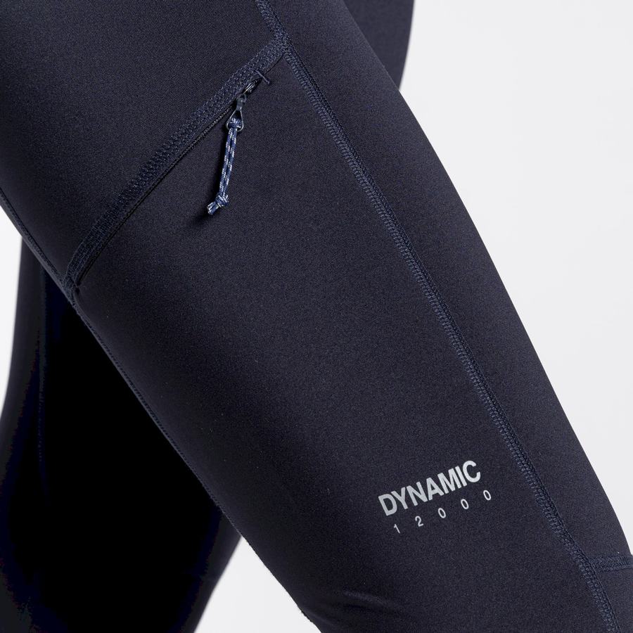 Women's Craghoppers Dynamic Cropped Leggings Navy | OJU716IK