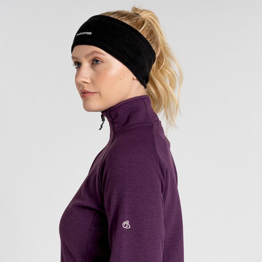 Women's Craghoppers Dynamic Pro Half Zip Sweaters Deep Purple | UOF991FR