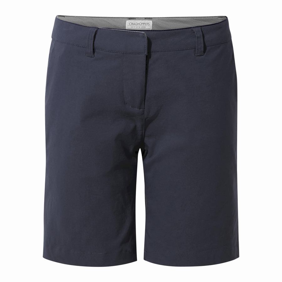 Women's Craghoppers Dynamic Shorts Navy | ZCJ9145RH