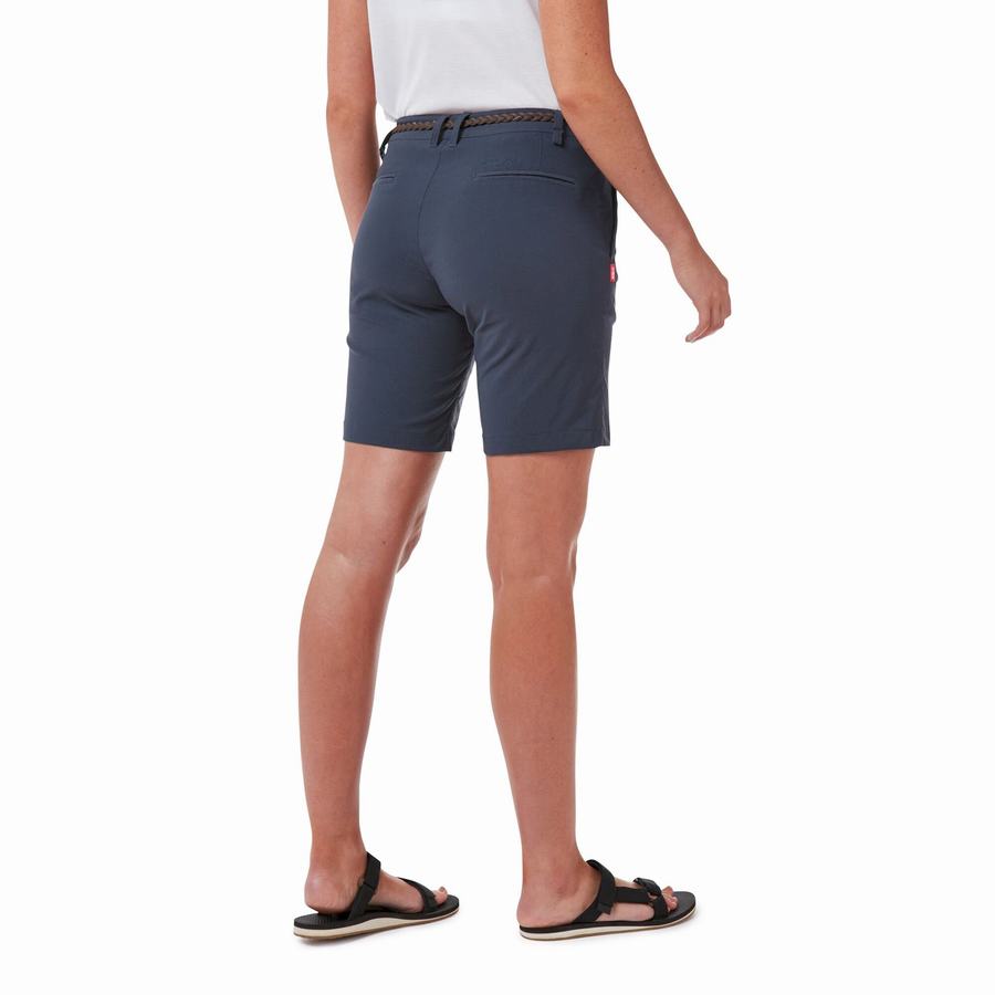 Women's Craghoppers Dynamic Shorts Navy | ZCJ9145RH