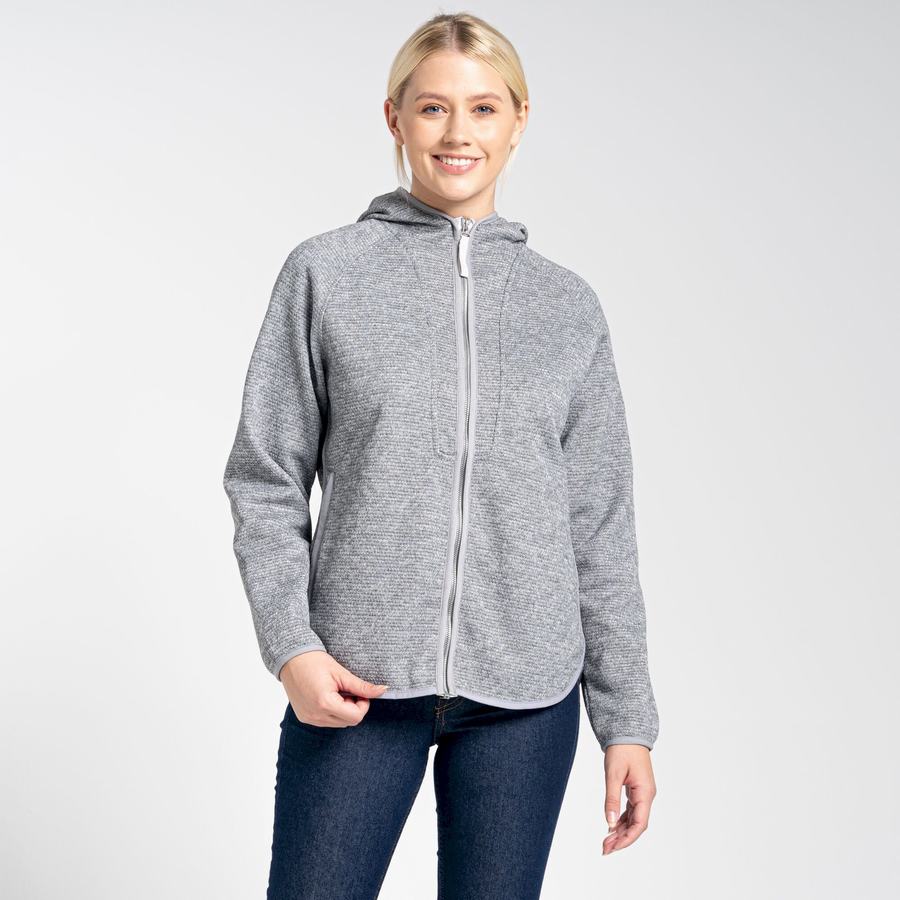 Women's Craghoppers Elena Hooded Sweaters Grey | TVH9020KX