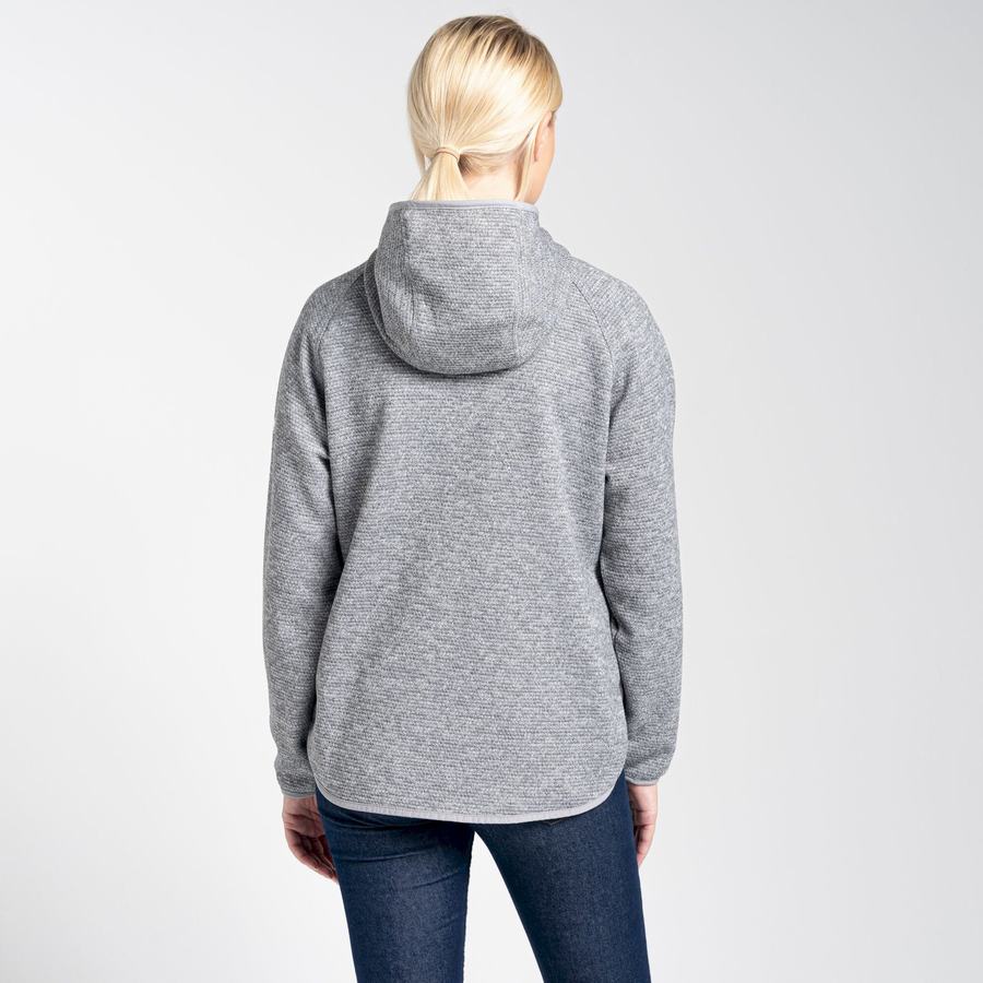 Women's Craghoppers Elena Hooded Sweaters Grey | TVH9020KX