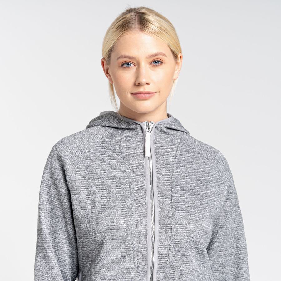 Women's Craghoppers Elena Hooded Sweaters Grey | TVH9020KX