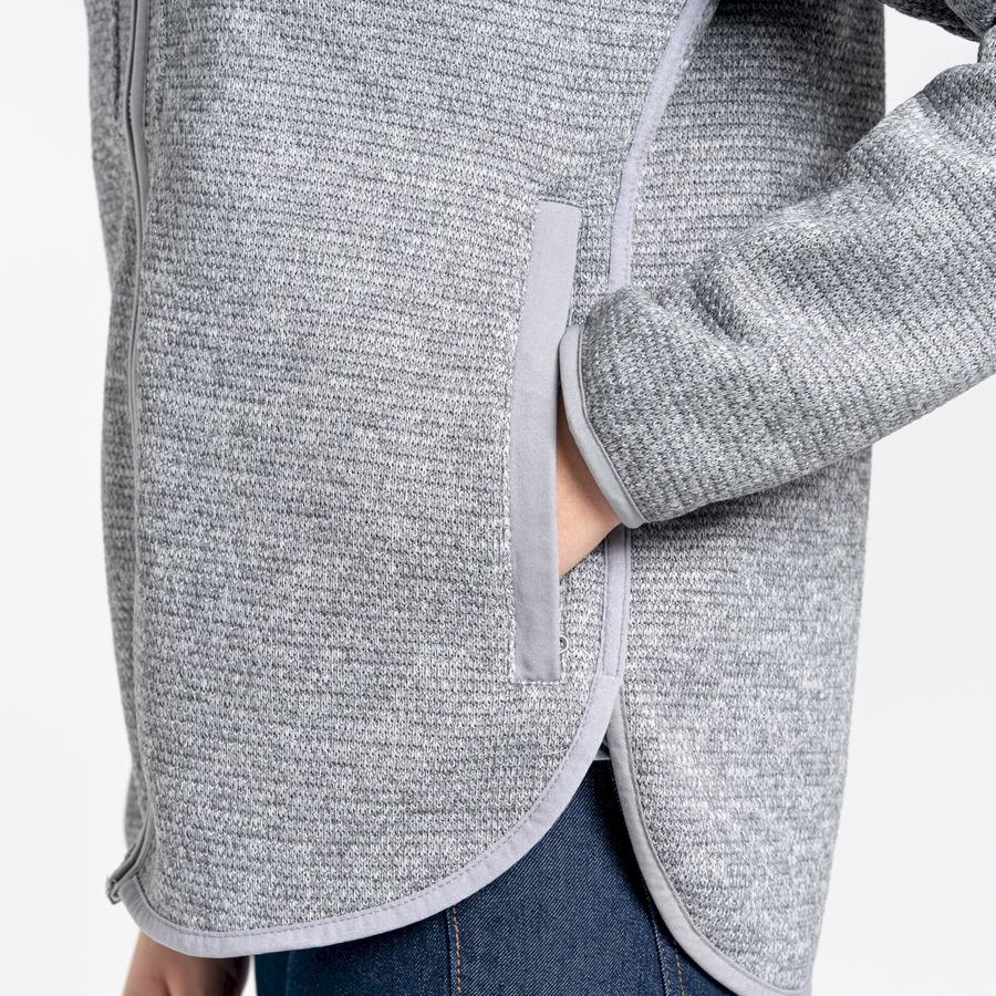 Women's Craghoppers Elena Hooded Sweaters Grey | TVH9020KX