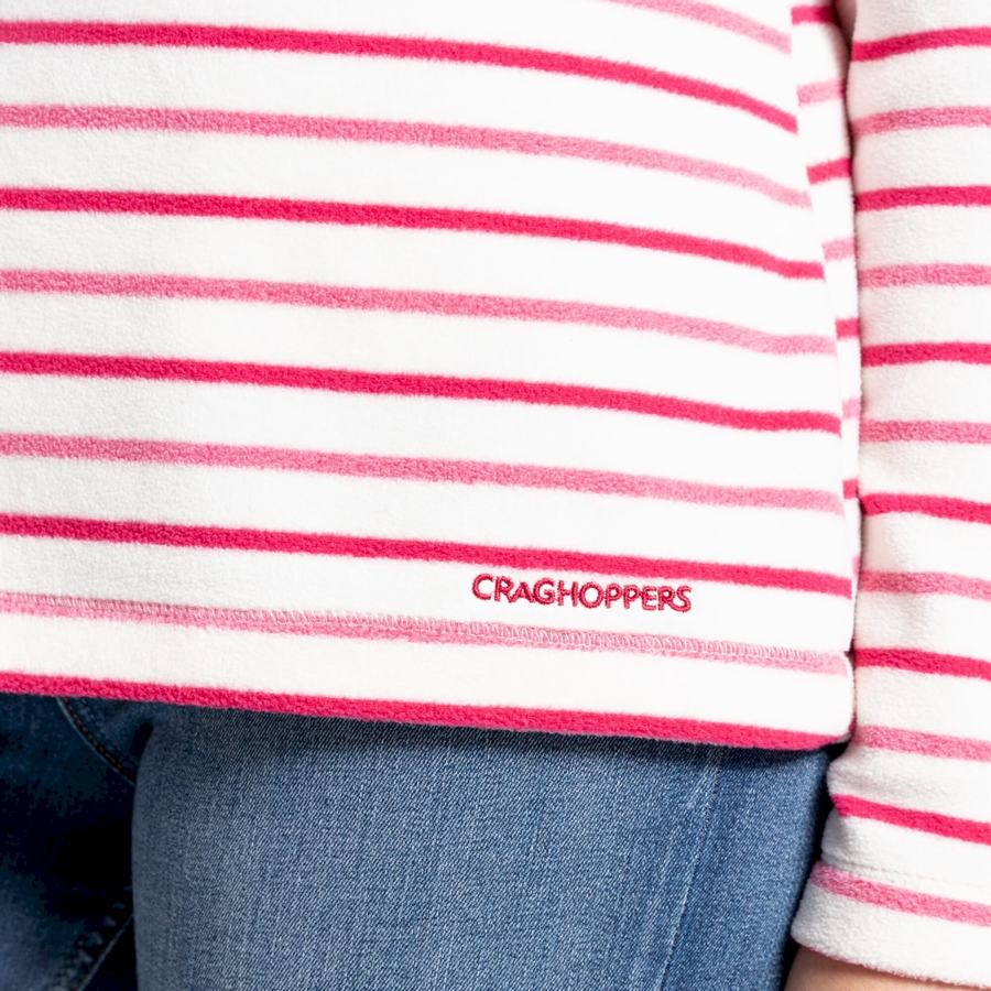 Women's Craghoppers Ella Overhead Sweaters Purple Flower Stripes | ECI8256HQ