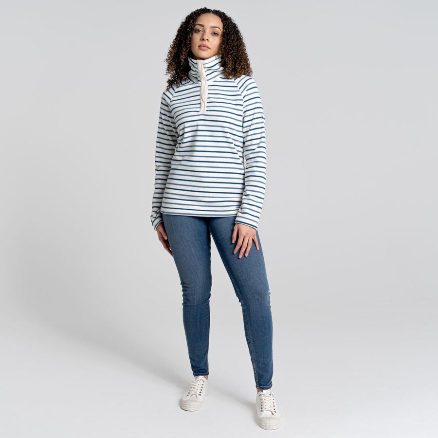 Women's Craghoppers Ella Overhead Sweaters Blue Stripes | YYO1456AU