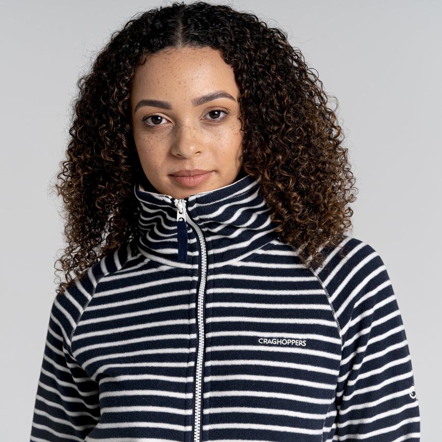 Women's Craghoppers Ella Sweaters Blue Navy Stripes | ZMR3437JV