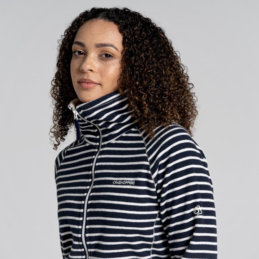 Women's Craghoppers Ella Sweaters Blue Navy Stripes | ZMR3437JV