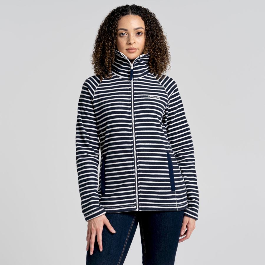 Women's Craghoppers Ella Sweaters Blue Navy Stripes | ZMR3437JV