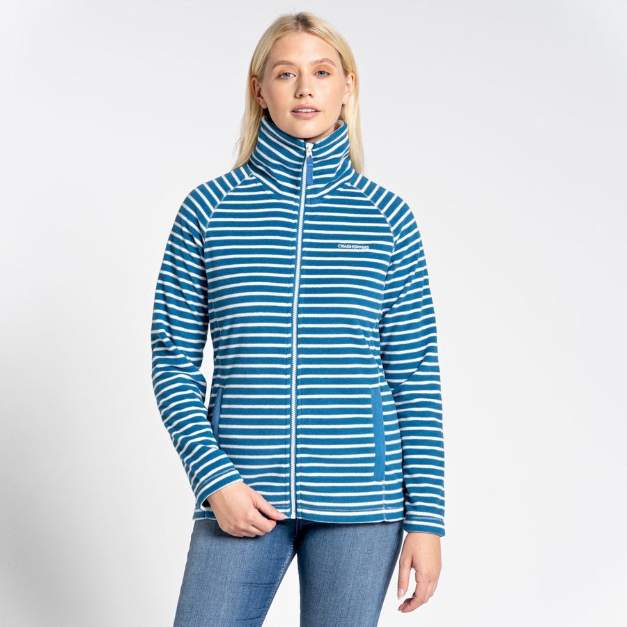 Women's Craghoppers Ella Sweaters Blue Stripes | WCH6567HQ