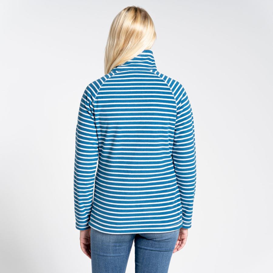 Women's Craghoppers Ella Sweaters Blue Stripes | WCH6567HQ